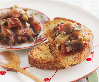 Slow Cooker Eggplant Caponata