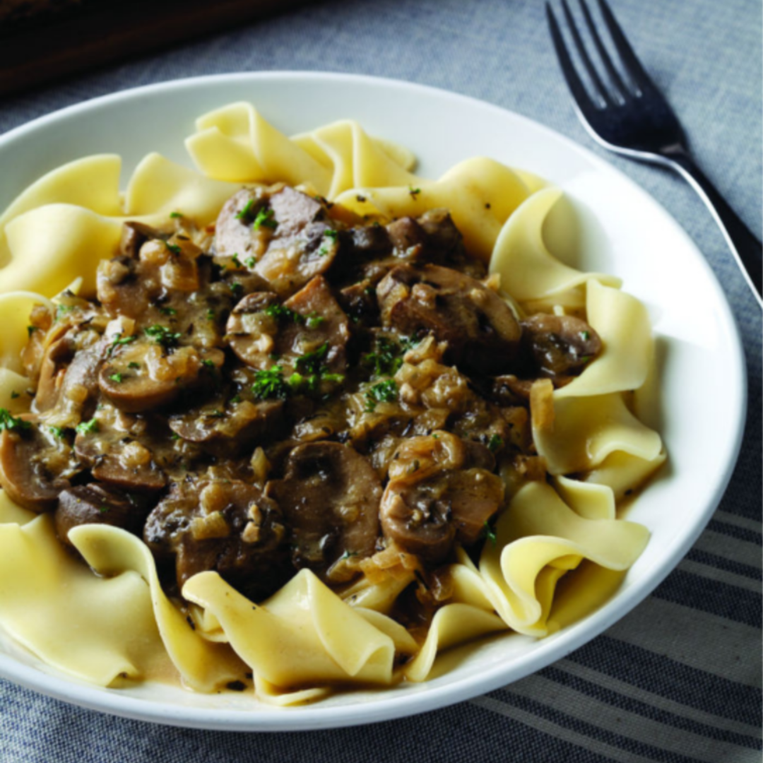 Creamy Mushroom Stroganoff
