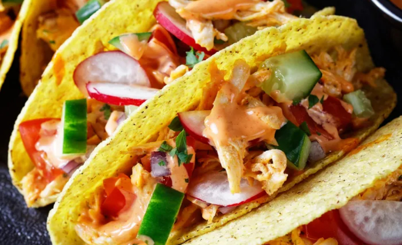Shredded Chicken Tacos