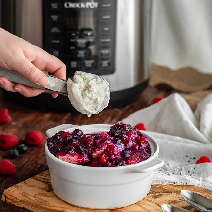 Summer Berry Cobbler