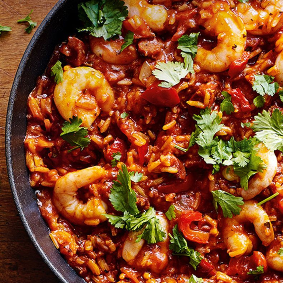 Chicken Prawn Paella