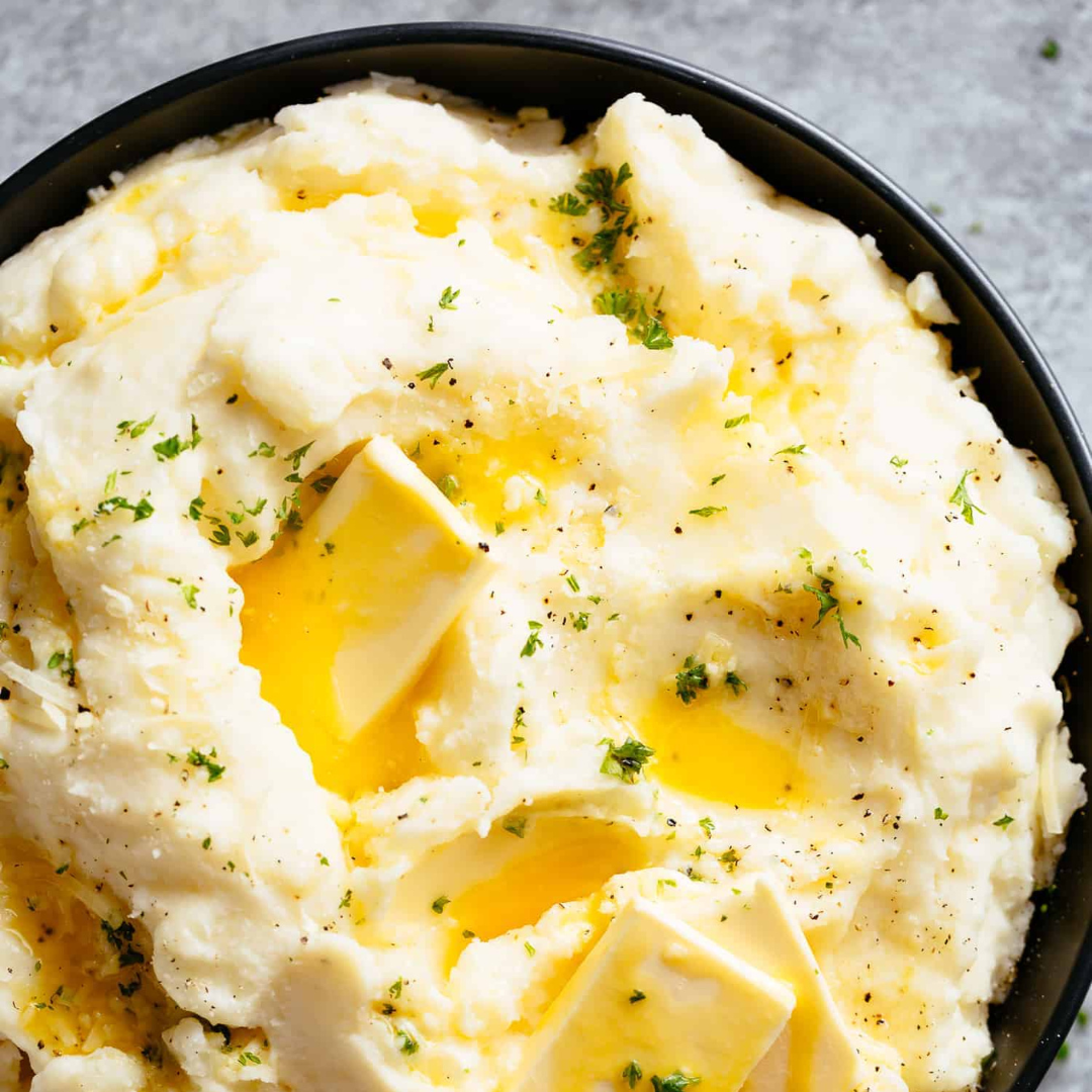 Creamy slow cooker mashed potatoes