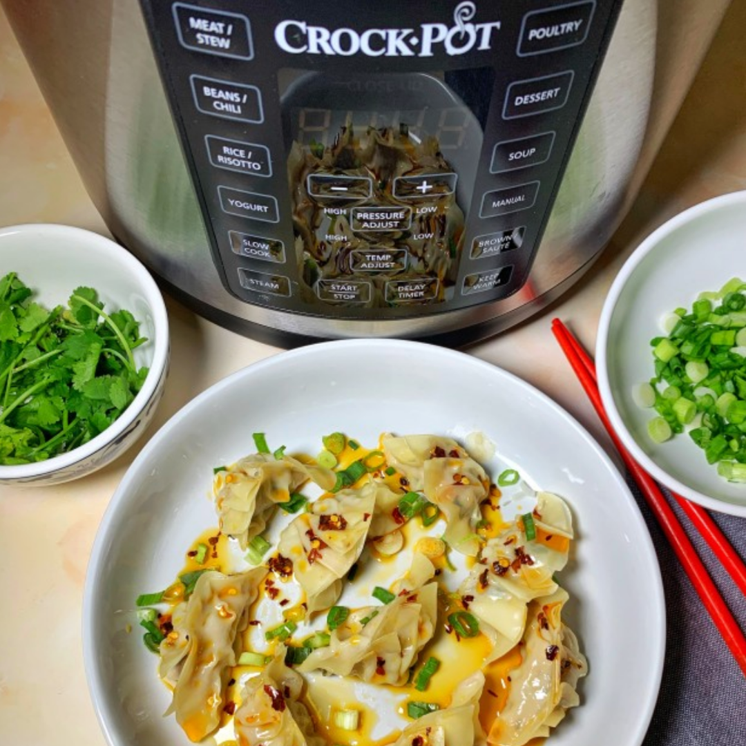 Crockpot Express Multicooker + Pork & Ginger Dumplings