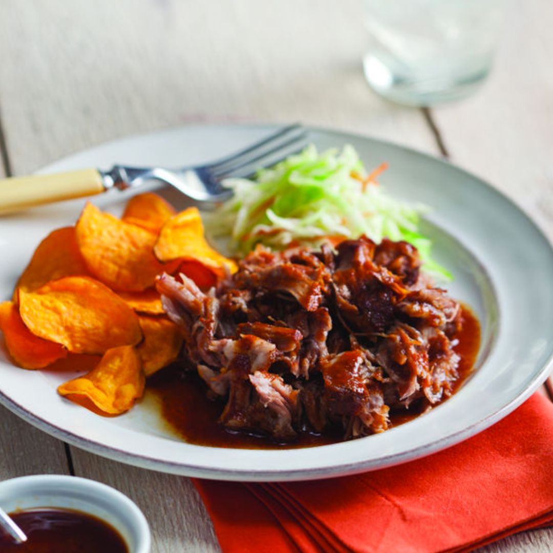 Pulled Pork with Honey-Chipotle Barbecue Sauce
