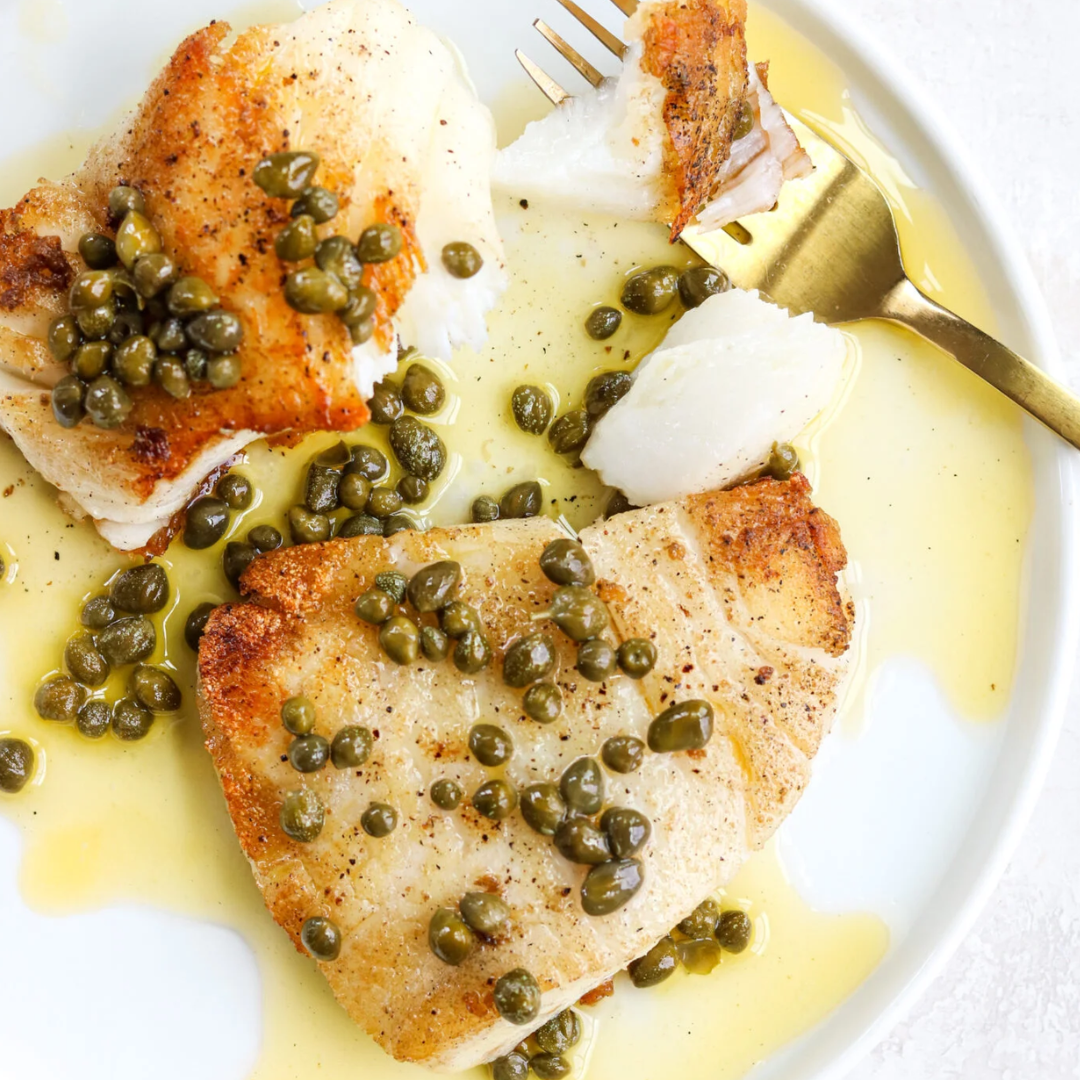 Chilean Sea Bass with Lemon Butter