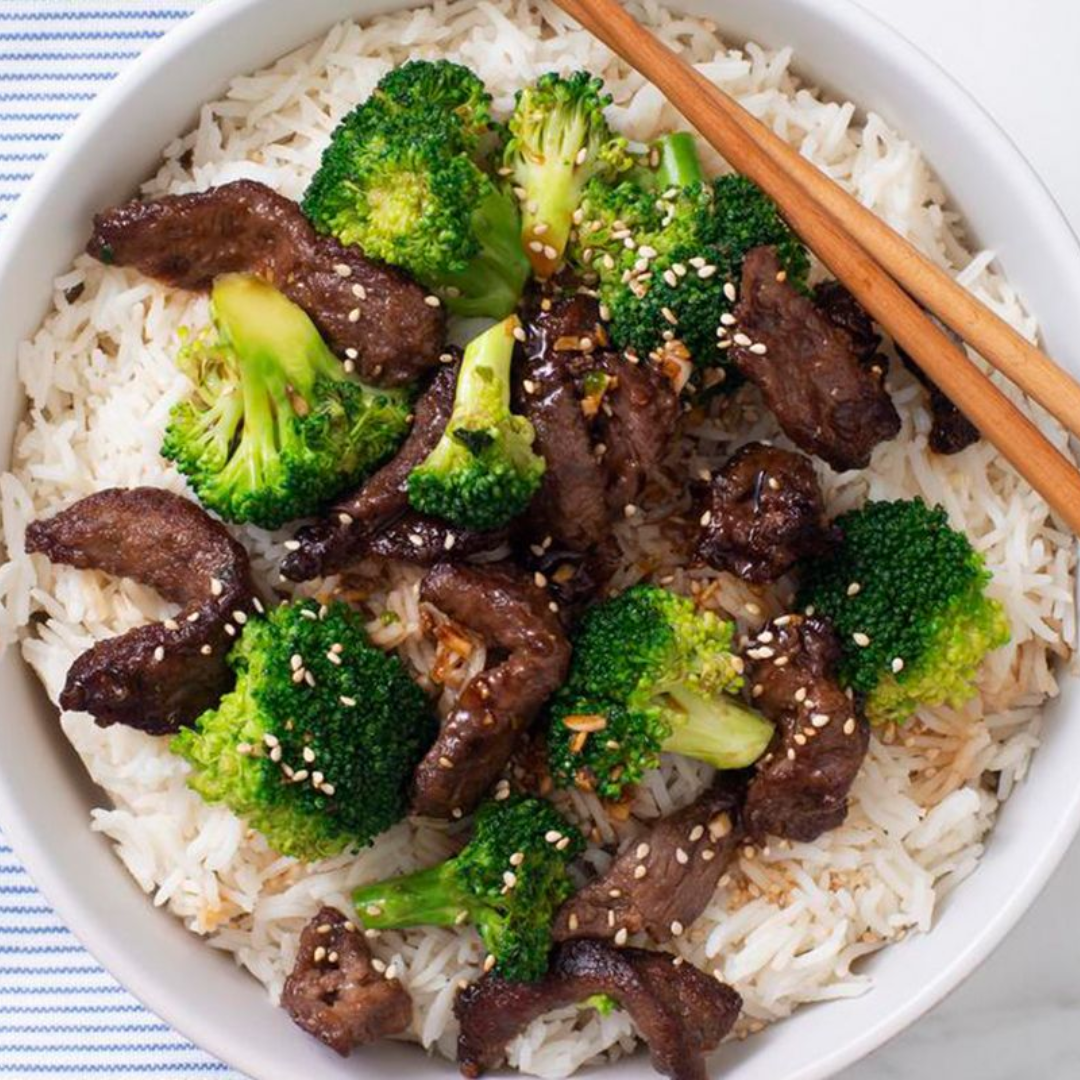 Beef And Broccoli With Rice