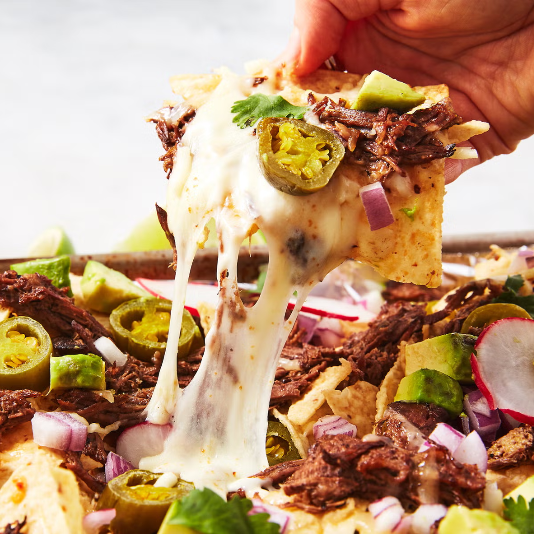 Leftover Beef Brisket Nachos